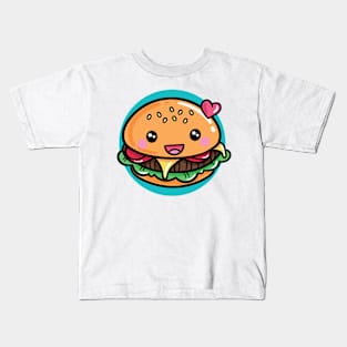 Kawaii Burger Kids T-Shirt